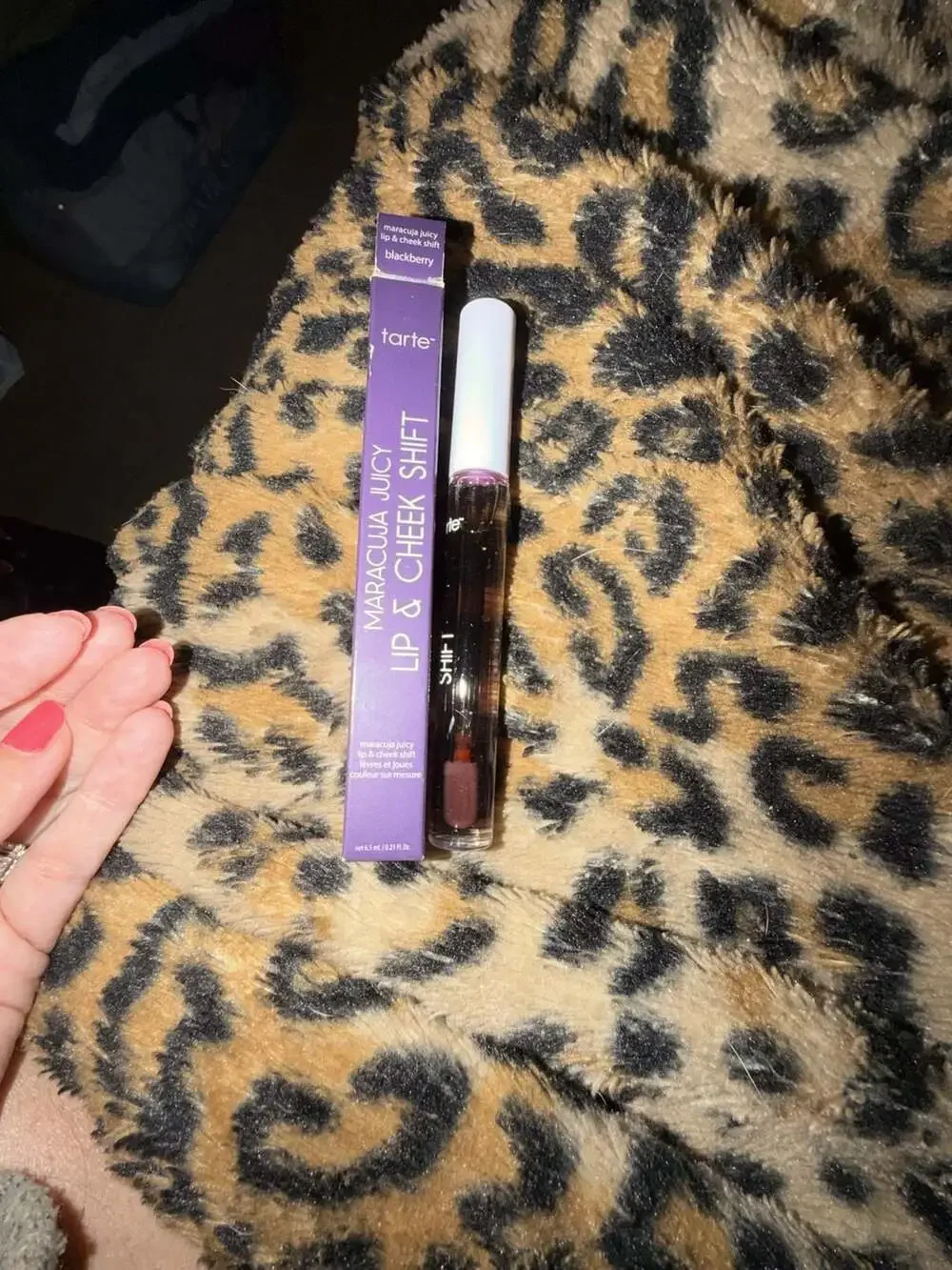 Tarte Maracuja Juicy Lip & Cheek Shift in shade Blackberry